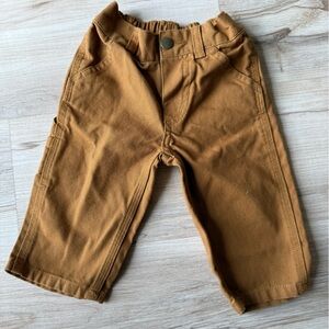 Baby Carhartt pants tan utility cargo